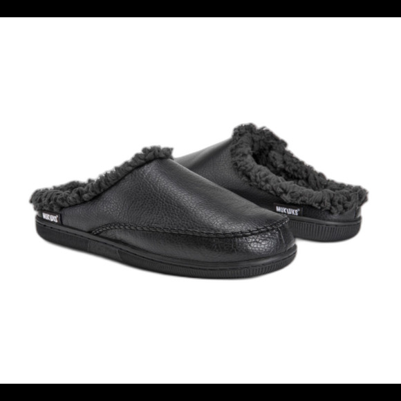Mukluks Clog Slippers Medium Size 10-11 Black - Picture 3 of 8